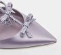 René Caovilla Pre-owned Satin sandals Purple Dames - Thumbnail 7