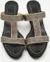 René Caovilla Pre-owned Satin sandals Yellow Dames - Thumbnail 3