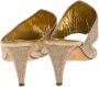 René Caovilla Pre-owned Satin sandals Yellow Dames - Thumbnail 4