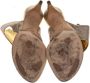 René Caovilla Pre-owned Satin sandals Yellow Dames - Thumbnail 5