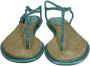 René Caovilla Pre-owned Silk sandals Blue Dames - Thumbnail 3