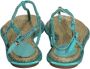 René Caovilla Pre-owned Silk sandals Blue Dames - Thumbnail 5