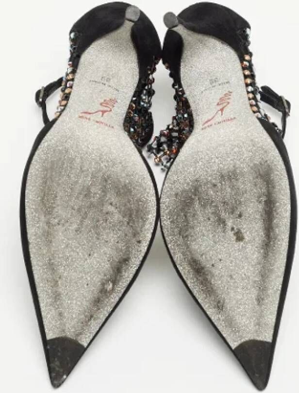 René Caovilla Pre-owned Suede boots Black Dames