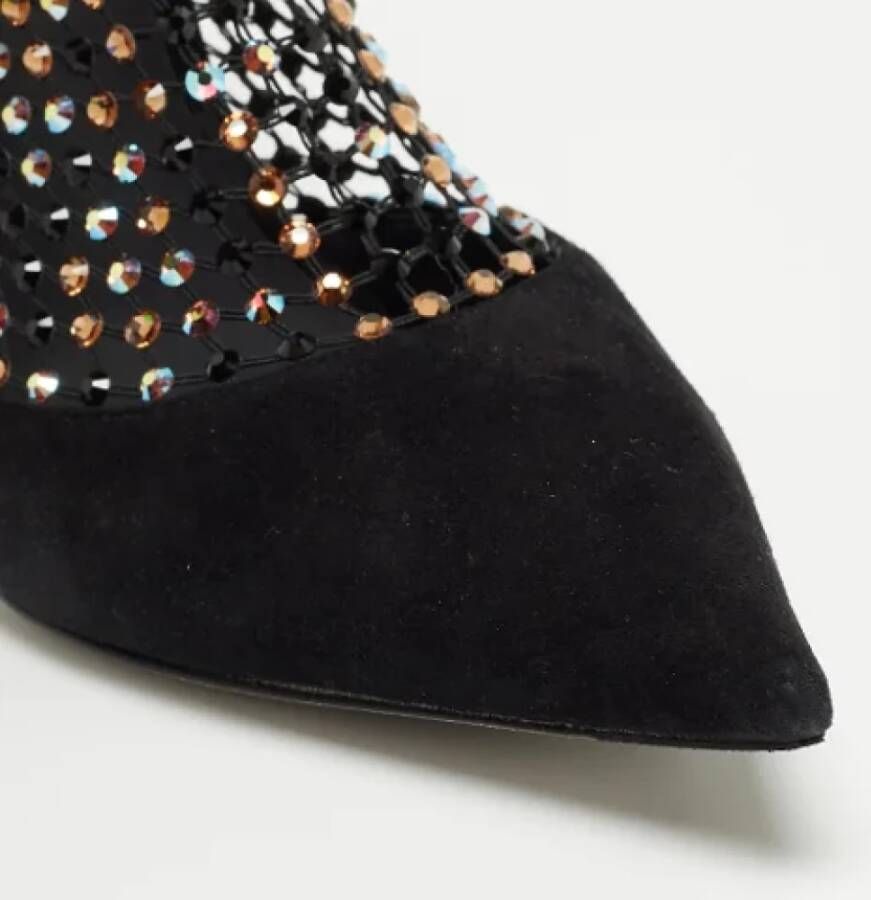 René Caovilla Pre-owned Suede boots Black Dames