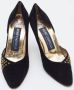 René Caovilla Pre-owned Suede heels Black Dames - Thumbnail 4