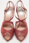 René Caovilla Pre-owned Suede sandals Red Dames - Thumbnail 3
