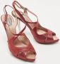 René Caovilla Pre-owned Suede sandals Red Dames - Thumbnail 4