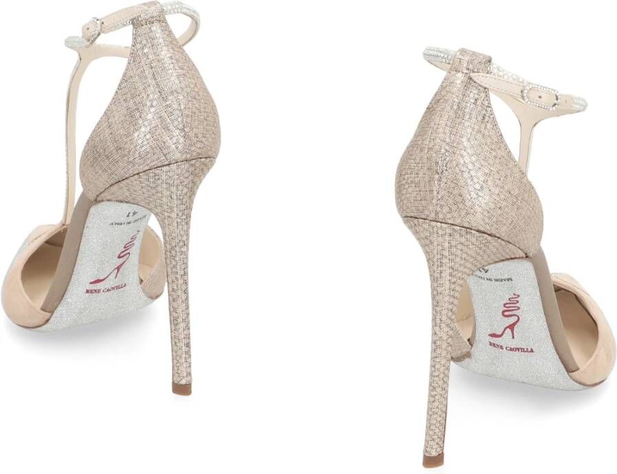 René Caovilla Rhinestone Pointy-toe Pumps