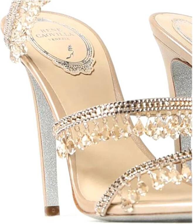 René Caovilla High Heel Sandalen Beige Dames