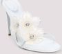 René Caovilla Witte Sandalen Elegant Ontwerp Hoge Hak - Thumbnail 2