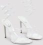 René Caovilla Witte Satijnen Sandalen Elegante Hakken - Thumbnail 2