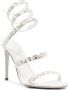 René Caovilla Witte Strass Naaldhak Schoenen - Thumbnail 2