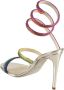 René Caovilla Zilveren Sandalen voor Vrouwen Multicolor Dames - Thumbnail 3