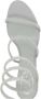 René Caovilla Zilveren Strass Sandalen met Slang Detail Gray Dames - Thumbnail 2