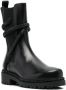 René Caovilla Zwarte Leren Wraparound Stijl Schoenen Black Dames - Thumbnail 9