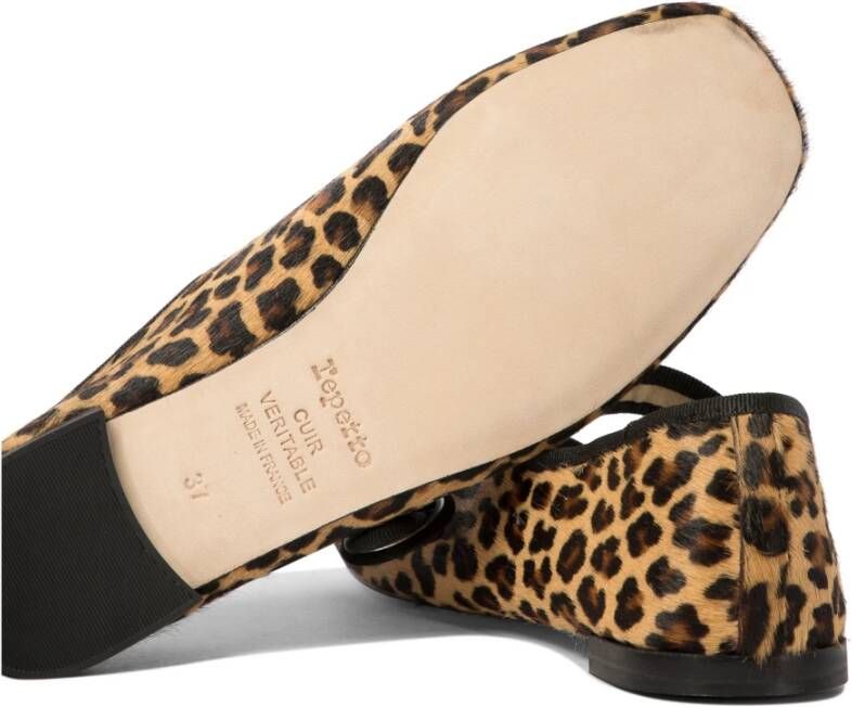Repetto Bruine Ballet Flats Elegante Schoenen