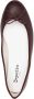 Repetto Donkerrode Boog Platte Schoenen - Thumbnail 2