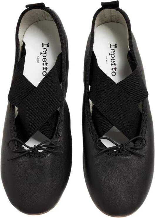 Repetto Zwarte Ballerina Flats met Strikdetail