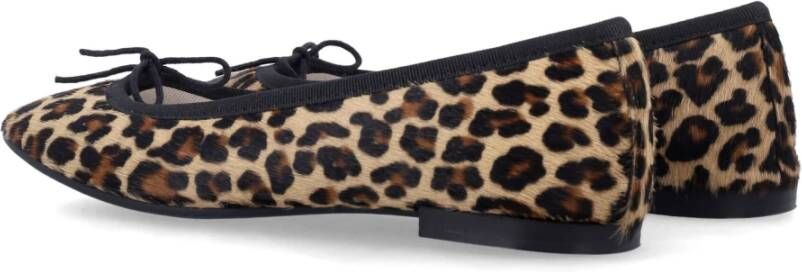 Repetto Luipaardprint Ballerina's Bruin