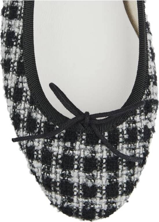 Repetto Tweed Ballerina Ballet Flats Noir