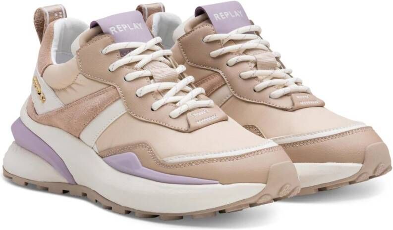 Replay Athena Hardloopschoenen Beige Dames