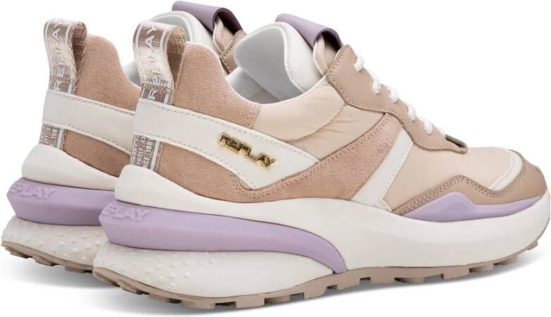 Replay Athena Hardloopschoenen Beige Dames