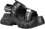 Replay Stijlvolle Platte Sandalen voor Vrouwen Black Dames - Thumbnail 6