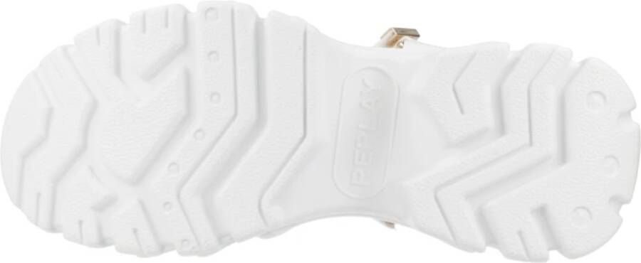 Replay Flat Sandals White Dames