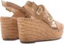Replay Susan Micro Met Sandalen Touwzool Beige - Thumbnail 14