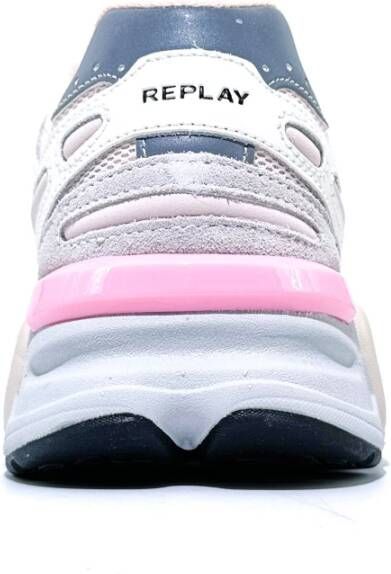Replay Roze Destiny Sneakers Multicolor Dames
