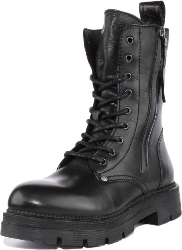 Replay Stijlvolle Bikerlaarzen Zwart Vrouwen Black Dames