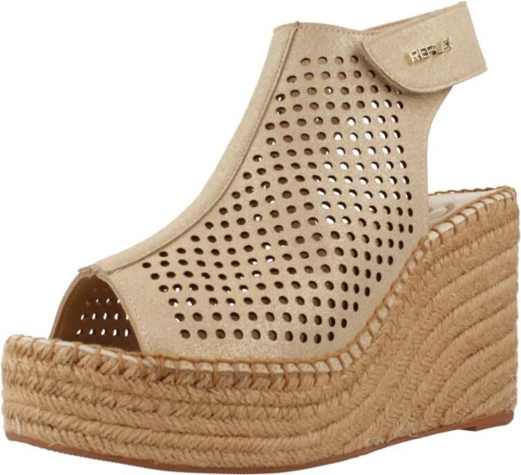 Replay Wedges Beige Dames