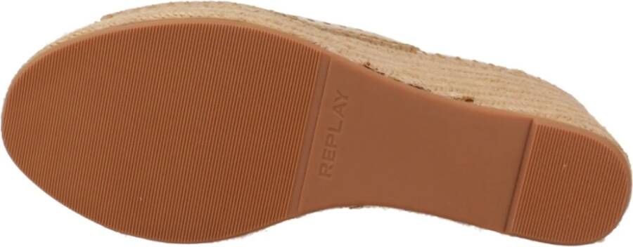 Replay Wedges Beige Dames