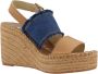 Replay Jess Band Sandalen Touwzool Licht blauw - Thumbnail 9