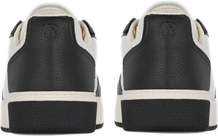 Represent Moderne Leren Sneaker Zwart Wit