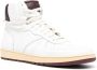 Rhude Hoge Sneakers Wit Maroon Paneelontwerp White Heren - Thumbnail 4
