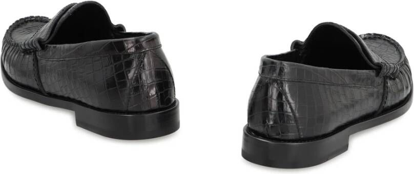 Rhude Leren Loafers met Ronde Neus