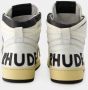 Rhude Rhecess Hi Sneakers Leer Wit Zwart White Heren - Thumbnail 3
