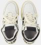 Rhude Rhecess Hi Sneakers Leer Wit Zwart White Heren - Thumbnail 4