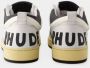 Rhude Rhecess Lage Sneakers Leer Wit Zwart White Heren - Thumbnail 3