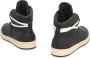 Rhude Vintage Leren High-Top Sneakers Black Heren - Thumbnail 3