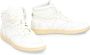 Rhude Vintage Leren High-Top Sneakers White Heren - Thumbnail 2