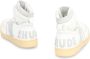Rhude Vintage Leren High-Top Sneakers White Heren - Thumbnail 3