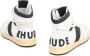 Rhude Vintage Leren High-Top Sneakers White Heren - Thumbnail 3
