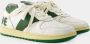 Rhude Wit Groen Leren Lage Sneakers Multicolor Heren - Thumbnail 2