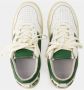 Rhude Wit Groen Leren Lage Sneakers Multicolor Heren - Thumbnail 4
