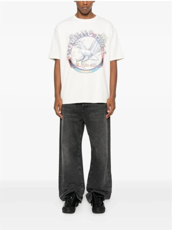 Rhude Witte Adelaar Grafische Print T-shirt