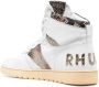 Rhude Witte Panelled High-Top Sneakers White Heren - Thumbnail 3
