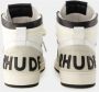 Rhude Witte Zwarte Leren Hi Sneakers White Heren - Thumbnail 3