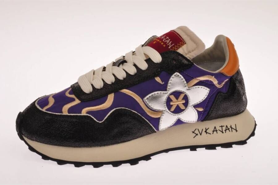 Richmond Sneaker met maxi zijbloem